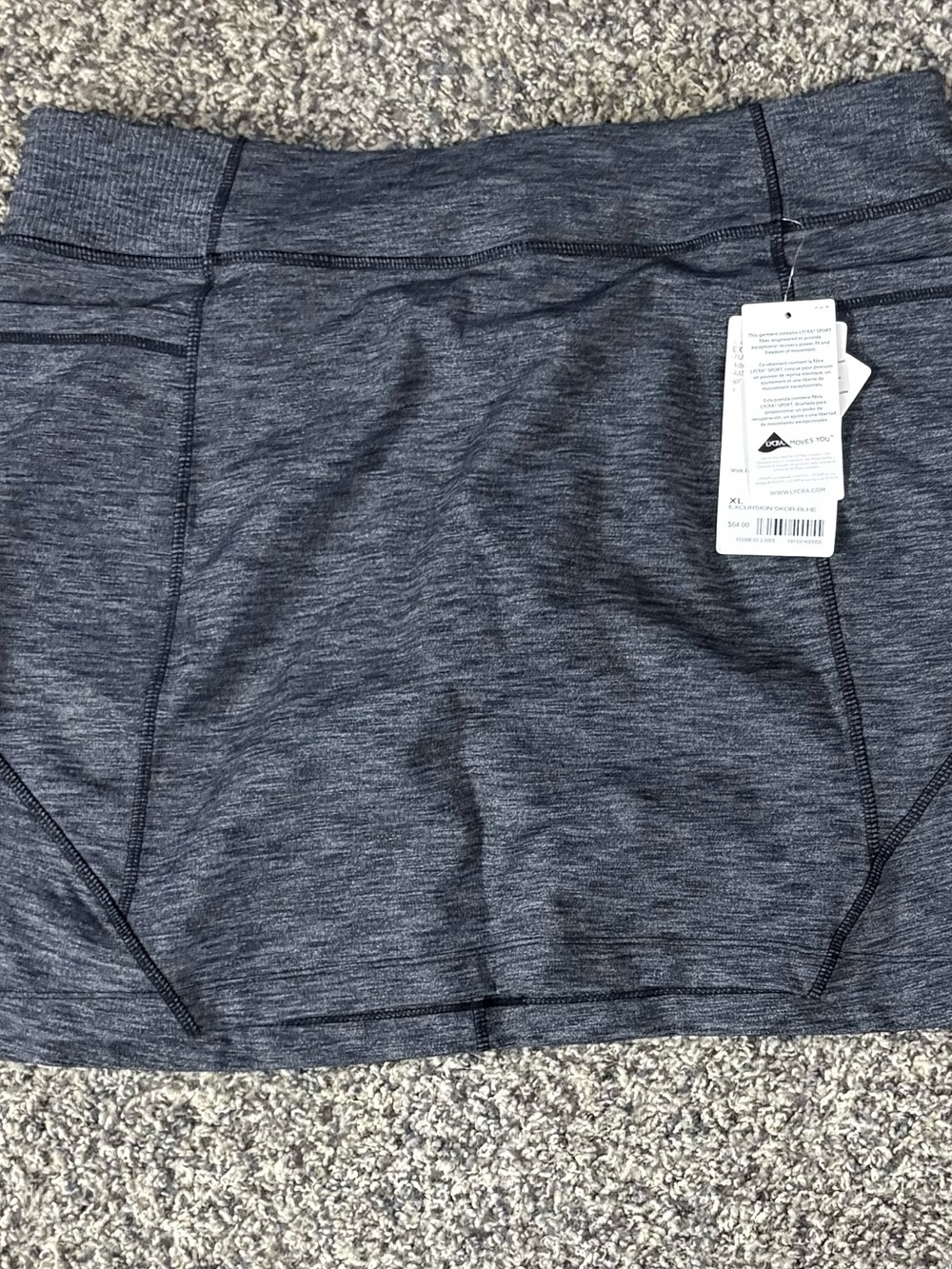 Athleta Women's Heather Grey Performance Skort